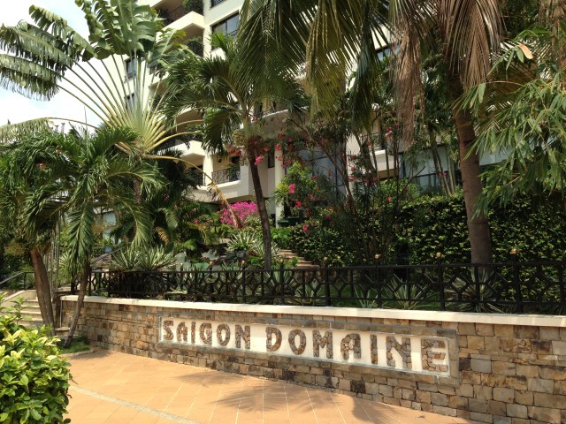 This is the "luxury living residence" (hotel) where we stayed.  It included three bedrooms, three bathrooms, a kitchen, and an incredibly spacious living room/dining room.  The room cost the same as a Holiday Inn in the US.  Cheap!   