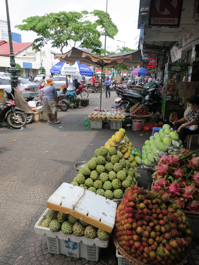 A typical Saigon street.