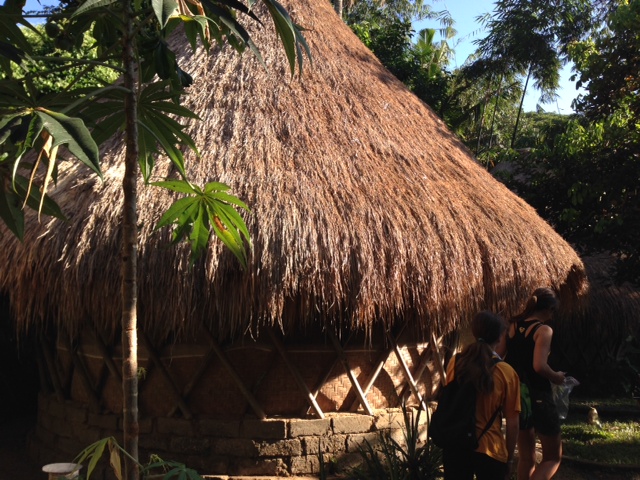 This is one of the yurts where the students slept.  