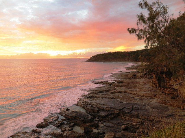 A sunrise in Noosa Heads.