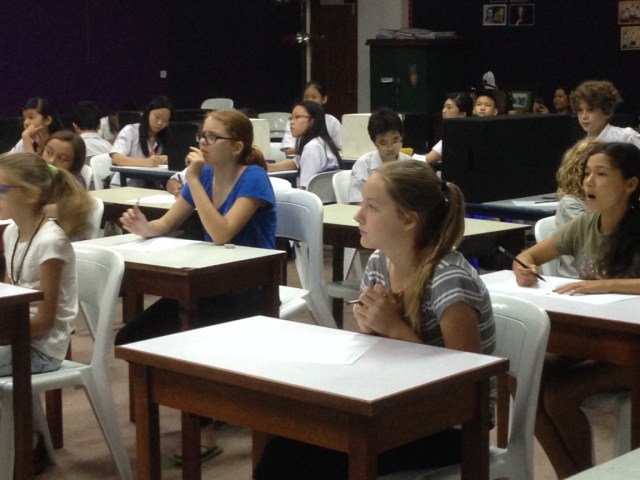 Ally competing in one of Saturday's sessions.  