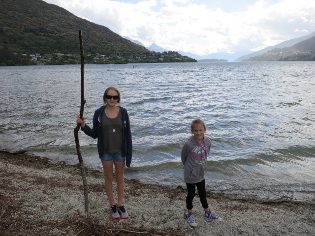 Ally found Gandalf's staff near the lake and used it to lean on during our the walk.