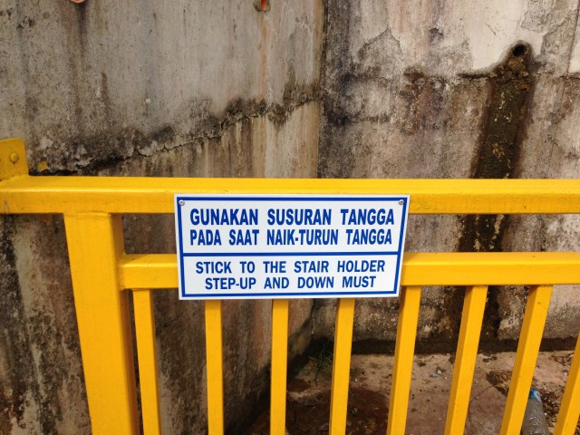 This message isn't translated incorrectly; I just thought it was funny that the obvious was stated. 