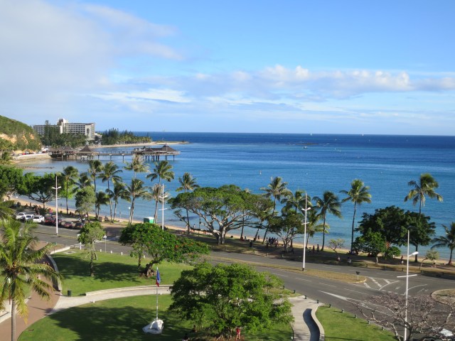 view from hotel balcony