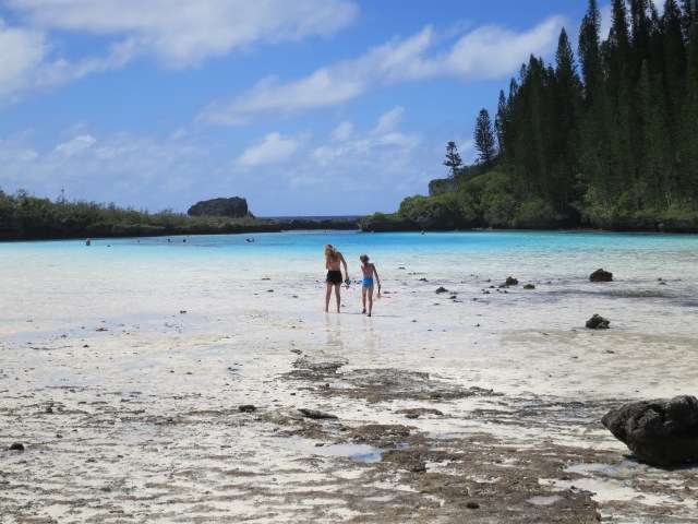 Girls snorkeling