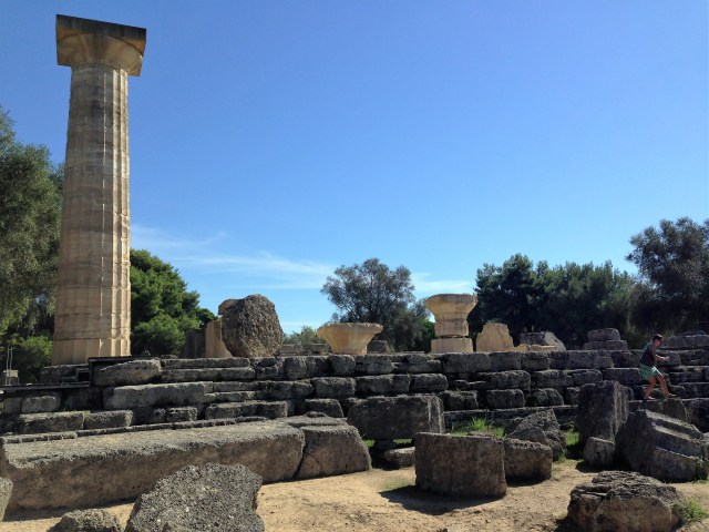 Ruins of the Temple of Zeus.