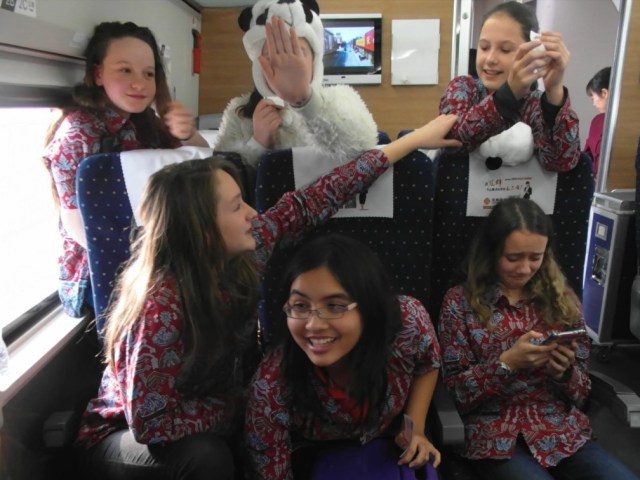 Ally on the Bullet Train 2